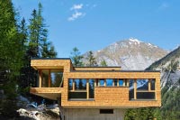 Luxuriöse, neuerbaute Holzhütten im Gradonna Chalet Resort