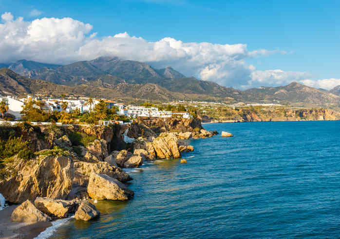 Küste in Andalusien bei Nerja