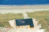 Ferienhaus auf einem weitläufigen Strandgrundstück